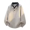 Suéter de punto a cuadros de dos piezas para otoño/invierno 2026, jersey holgado de manga larga, top casual versátil
