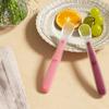 Cuchara de Silicona para Suplemento Alimenticio para Bebé Recién Nacido, Cuchara Suave para Agua para Alimentación de Bebé, Plato de Entrenamiento Vajilla para Niños, Cuchara para Suplemento Alimenticio de Puré de Frutas