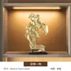 Adorno de Ciervo de Cristal de Lujo Pintura Moderna de Arena Movediza para Sala de Estar del Hogar, Gabinete de Vino, Decoración de Gabinete de TV, Entrada, Regalo de Inauguración