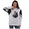 Sudadera con capucha y parches de contraste con estampado de Bungou Stray Dogs para parejas, tipo Dudgy, de AliExpress