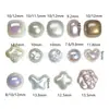 Aretes de Titanio Jiangtai F136 Perla de Sirena Cierre de Mariposa Cuerpo de Aleación de Titanio G23 Joyería para Piercings Aretes para Hélice Auricular