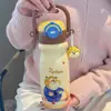 Taza Termo de Acero Inoxidable Portátil de Dibujos Animados Judy para Niños con Asa, Nick Alto Valor Estético Zootopia Taza para Beber de Doble Uso con Una Tapa