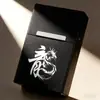 Estuche Metálico para Cigarrillos para 20 Cigarrillos, Estuche Universal de Alta Gama Suave y Duro, Estuche Automático Emergente Ultra Delgado Portátil, Al Por Mayor en Stock