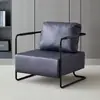 Cadeira de sofá de ferro estilo retrô industrial luxo leve simples sala de estar área de lounge sofá designer sofá pequeno individual