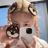 Fita Mágica Adesiva Fofa e Adorável de Shiba Inu para Meninas, Adesivos Versáteis para Mechas Laterais, Adesivos Simples de Franja de Desenho Animado Acessórios de Cabelo
