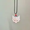 Collar Pulsera Máscara de Zorro Colgante Máscara de Zorro Estilo Chino Tejido Regalo Regalo Creativo Pareja Mejor Amigo Regalo