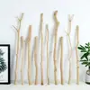 Ramas de Madera Natural para Paisajismo, Troncos de Árboles Muertos, Ramas Peladas de Madera Maciza, Troncos de Árboles Decorativos, Palos de Madera, Separadores de Ambiente, Barras para Colgar Ropa