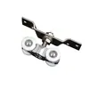 Roda suspensa de aço inoxidável de fábrica direta roda de suspensão para porta e janela interna roda de trilho roda única múltipla roda de polia para porta de correr dobrável