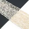 Pérolas Polidas em Ambos os Lados com Furo Horizontal, Pérolas Irregulares Barrocas de Água Doce Natural com Brilho Forte 4-5mm Acessórios para Joias DIY