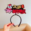 Diadema Festiva de Año Nuevo del Año del Caballo Pasador Rojo para Saludo de Año Nuevo Infantil Tocado Pequeño Diadema para Adultos Accesorios para el Cabello de Año Nuevo