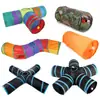 Suministros para Mascotas Listos para Usar del Fabricante Z Canal para Gatos Multicolores Juguete Inteligente para Gatos Barril de Taladro Plegable Canal para Gatos al por Mayor