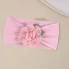 Acessórios de Cabelo Infantis Estilo Novo Europeu e Americano Flores Macios Não Apertam Cabeça Larga Faixa de Cabeça Multicor Faixa de Cabeça para Bebê
