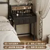 Penteadeira Vintage Estilo Francês 2026 Novo Modelo para Apartamentos Pequenos, Quarto Principal 60cm Mini Piano Mesa de Maquiagem em Madeira Maciça