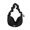 Bolso Plisado para Mujer 2025 Nuevo Estilo Gran Capacidad Moderno Versátil Bolso de Hombro Tela de Nylon Casual para Viajes Diarios Bolso Cruzado para Mujer
