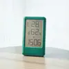 Reloj despertador simple de temperatura y humedad con pantalla grande, reloj de mesita de noche LCD, diseño de reloj más vendido transfronterizo, doble uso para colgar y de pie