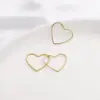 Japón Corea Chapado en oro de 14k color duradero tallados geométricos accesorios DIY aretes de cuentas hechos a mano colgantes dijes materiales para joyería