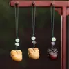 Cientos de Colgantes para Bolsos Tejidos a Mano, Colgantes Impresionantes de Palo de Rosa, Llaveros de Calabaza, Colgantes para Celular, Lugares Turísticos