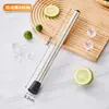 Martillo de Hielo Triturado de Acero Inoxidable Palo para Machacar Jugo Martillo de Limón Herramienta Manual para Té de Limón Palo para Machacar Fruta Vaso Shoke Palo para Revolver