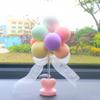 Adornos para coche con forma de globo de confesión de color, bonitos dibujos animados, botella de aromaterapia creativa, globo para salpicadero, decoración para coche, venta al por mayor