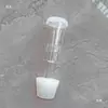 Sello de agua de tres piezas válvula de escape de goma con agujeros tapón de silicona matraz Erlenmeyer de laboratorio tubo de ensayo tapón cónico válvula unidireccional
