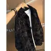 Novas camisas da moda estilo japonês para homens, com design minimalista, mangas compridas, corte solto e um visual sofisticado e fashion para outono e inverno