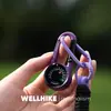 Brújula Termómetro Wellhike para Exteriores Doble Uso Camping Alta Precisión Supervivencia en la Jungla Gancho para Lona de Tienda DC