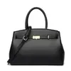Bolso de mano transfronterizo de gran capacidad para mujer, bolso platino de moda, bolso de hombro minimalista urbano, bolso cruzado versátil para el día a día para mujer