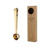 Clip sellador de cuchara de café de acero inoxidable transfronterizo, juego de clip para bolsa de snacks con clip medidor, clip de pinza de nariz puntiaguda en forma de T