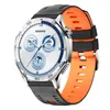 Correa de Silicona de 22 mm Adecuada para Huawei Watch3 Watch Gt4 Nueva Apariencia de Patrón de Neumático Correa de Silicona de Dos Tonos