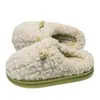 Pantuflas de Algodón para Mujer Postparto Invierno 2026 Nuevas para Interiores Hogar Pareja Felpa Cálida Pantuflas de Algodón Hombre Otoño Invierno