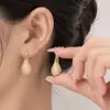 Brincos de Bronze com Strass em Forma de Gota Estilo Coreano Exquisitos Venda Quente Transfronteiriça Brincos Studs Artísticos Franceses de Alto Padrão com Temperamento Elegante para Mulheres