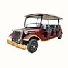 Coche Clásico Retro 8-11 Plazas Atracción Turística Coche Turístico Coche para Ver Inmuebles Coche Eléctrico Retro Clásico de Hotel