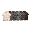 BLACKARMADA Chaqueta Estilo Montaña para Exteriores Camisa de Trabajo Retro Multibolsillos Holgada de Manga Corta para Hombre SD850