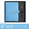 Cuaderno A5 con Logo Personalizado para Uso Empresarial y de Oficina, Piel Suave Engrosada, Alto Valor Estético, con Cierre, Caja de Regalo para Bloc de Notas B5
