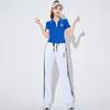 2023 primavera e verão novas roupas de dança de quadrilha roupas de dança esportiva e lazer Shorts estampados de algodão romano roupas de dança fantasma
