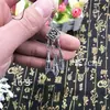 Jóias de prata Miao Liangshan Qiandongnan, pingente de sino de gergelim, acessórios artesanais artesanais Hanfu de estilo antigo