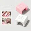 Ímã Magnético Automático Olho de Gato 5D, Miçangas de Vidro Largas e Luminosas Estilo Francês da Moda, Ímã Forte para Nail Art com Luz Lateral
