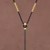 Cordão de Colar Ajustável para Pendurar Pingentes com Corda, Buda Dourado, Âmbar, Pingente de Jade e Colar com Pingente de Buda de Jade para Homens e Mulheres