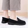 Zapatos Mocasín Cálidos Forrados de Felpa Estilo Nuevo Invierno 2026, Zapatos de Algodón de Caña Alta con Suela Gruesa para Mujer, Botas de Nieve Antideslizantes con Suela Suave, Botines Cortos para Mujer