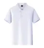 Polo Liso de Cor Sólida para Trabalho, Feito Sob Medida com Impressão de Logo, Camisas Culturais, Roupas de Trabalho Personalizadas, Bordado de Manga Curta