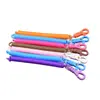 Hebilla de Plástico de Colores Cuerda Elástica Cable de Teléfono Cuerda Retráctil Muñeca Lanyard de Regalo Pequeño Llavero Cuerda Anti-Pérdida