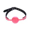 4,2 cm Plug de silicone com boca de trava sólida, bola de boca para treinamento, brinquedos sexuais para adultos, atacado, quatro cores, acessórios de copo de boca
