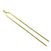Suministro directo de fábrica material para horquilla tocado de novia antiguo diy horquilla recta doble en forma de Y 125 * 2 mm hierro accesorios para el cabello Hanfu