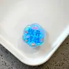 Clipes de acrílico PP em formato de flor com palavras de bênção, clipes de lanche PPJ com texto inspirador fofo