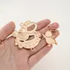 Marco Base de Brocado Song Estilo Chino para DIY de Signos del Zodiaco, Calabazas, Bolsas de la Suerte, Pipas, Colgantes para Coche, Broches y Accesorios de Marco Vacío