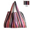 En Stock Bolso de Almacenamiento de Tela Oxford Encriptada Ecológico Portátil Plegable Bolsa de Compras para Supermercado Bolso Tote para Mujer Bolso de Mano para Regalo