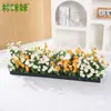 Interior y; Partición Floral Artificial de Plástico y Seda para Exteriores Fe