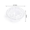 Sanze Hot Transparente PET 700ml/1000ml Tazón de Loto con Caja de Empaque Cortada para Fruta Tazón para Ensalada de Frutas