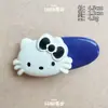 Moda Coreana Gatinho Oval Grampo de Cabelo Estilo Ins Presilha Bico de Pato Versátil de Alta Qualidade Desenho Animado Franja Clipe Lateral