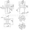 Esqueleto de transformador EE8.3 Esqueleto de baquelite Esqueleto de alimentação EE8.3 slot único horizontal 3+3